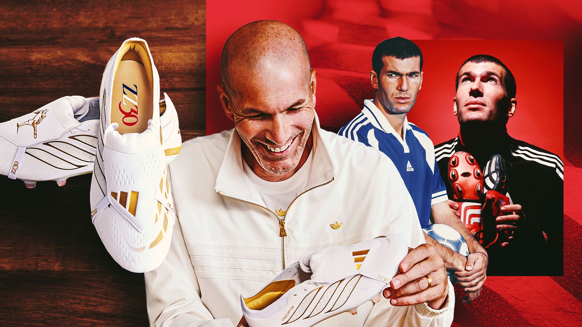 Zinedine Zidane's adidas love affair: How the French maestro